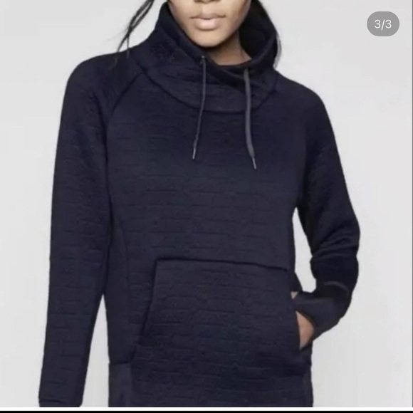 Athleta Tops - Athleta Jacquard Elevation Quilted Oversized Pullover Sweatshirt